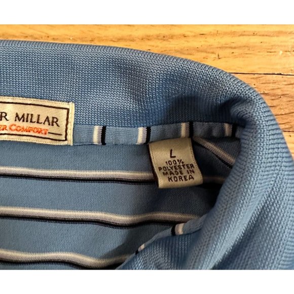 Peter Millar Summer Comfort NGLA National Golf Links of America Polo Shirt Large - Picture 5 of 6